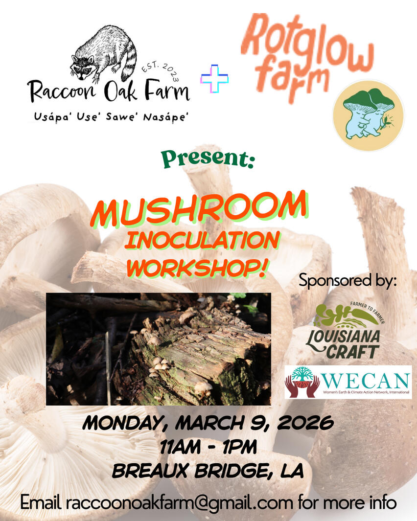 2026 Mushroom Inoculation Workshop